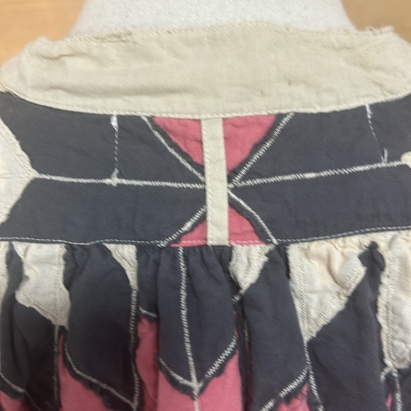 EUC like new Magnolia Pearl patchwork quiltwork quilted Ines tunic top shirt XL - Picture 11 of 16